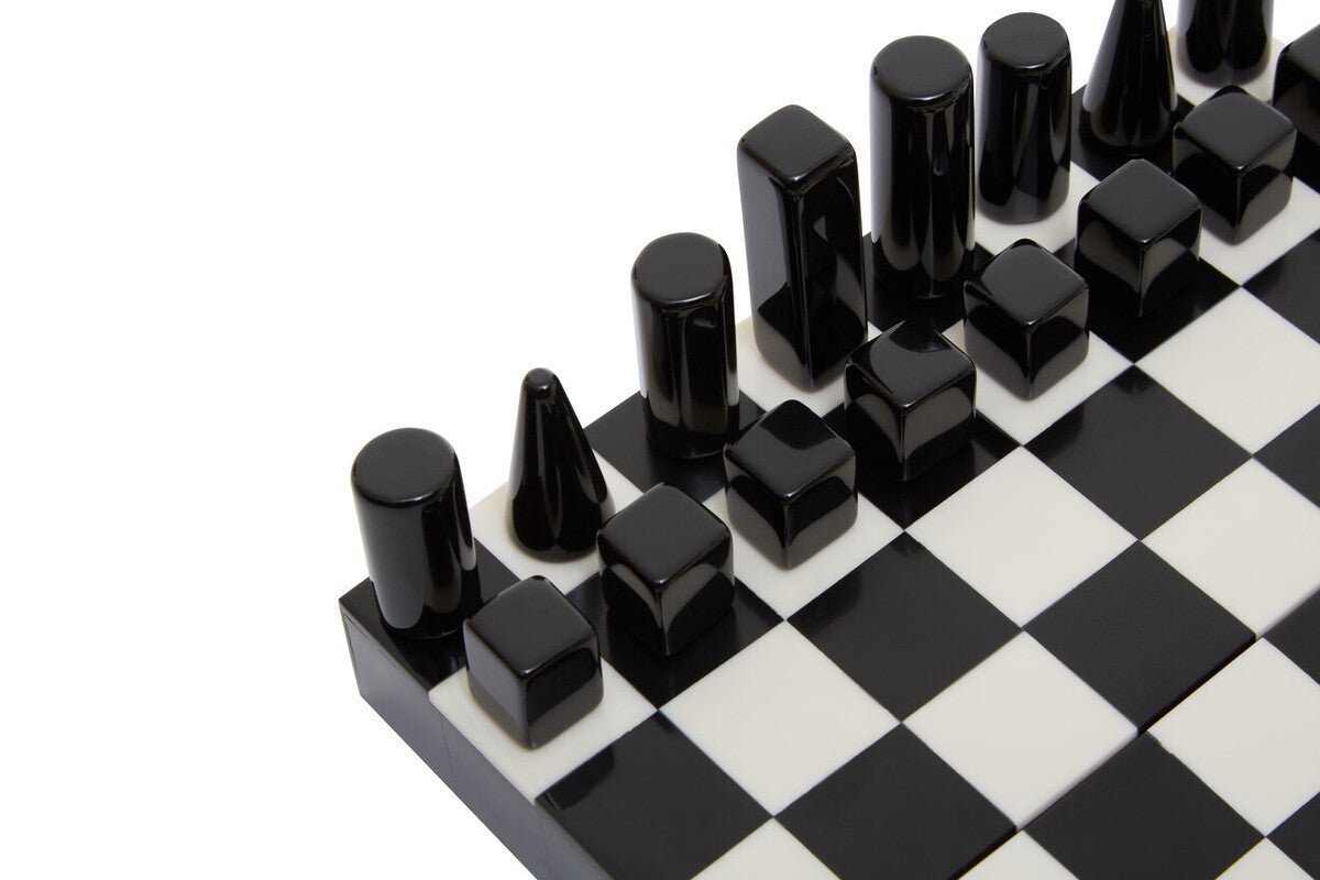 Churchill Games Small Black and White Foldable Chess Set - Bargainia.com - 5018705962931