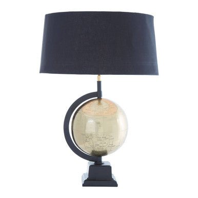 Churchill Globe Antique Brass Table Lamp - Bargainia.com - 5018705444741