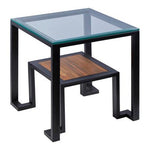 Cibo Side Table with Shelf - Bargainia.com - 5018705500102