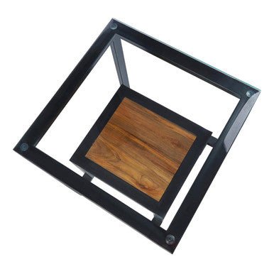 Cibo Side Table with Shelf - Bargainia.com - 5018705500102