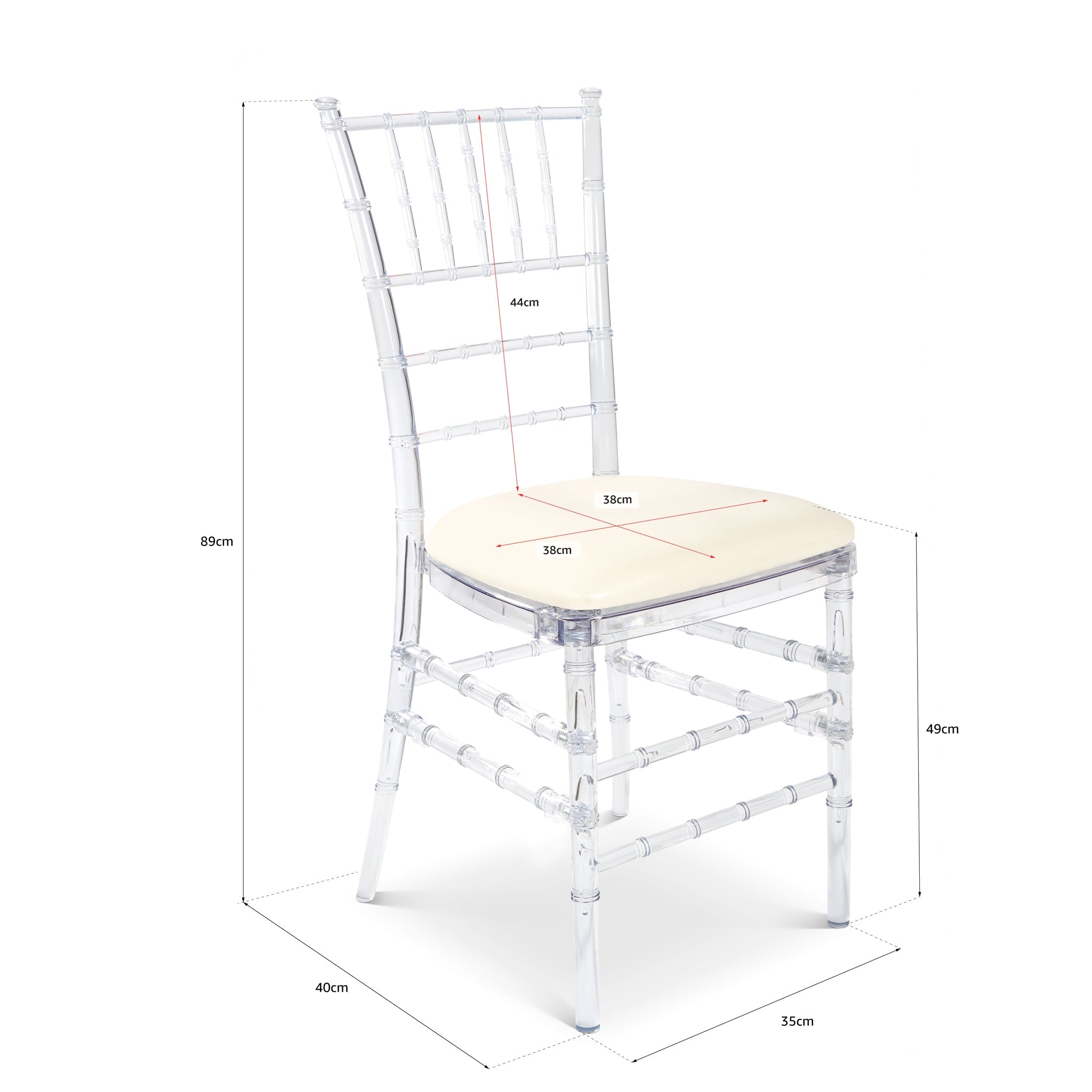 Clear Acrylic Chiavari Event Dining Chairs Bargainia