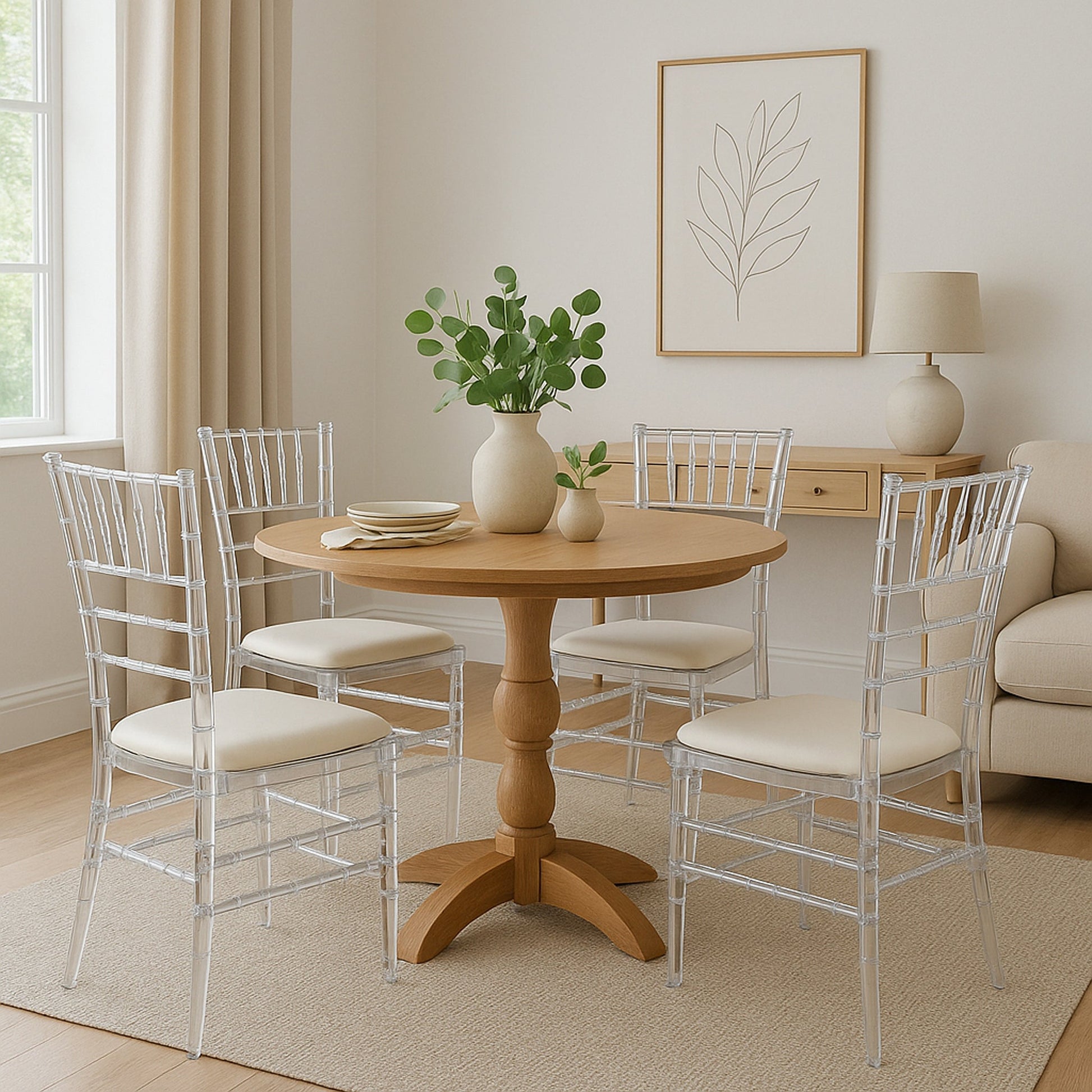 Clear Acrylic Chiavari Event Dining Chairs Bargainia