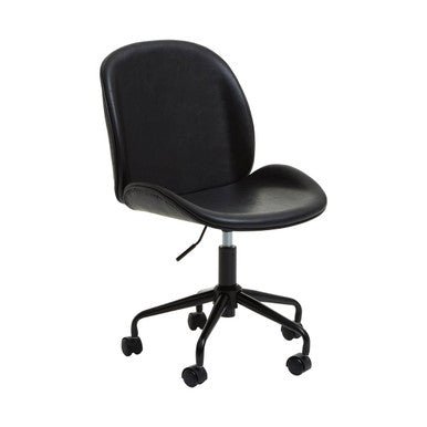 Clinton Black Home Office Chair - Bargainia.com - 5018705494876