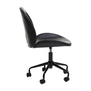 Clinton Black Home Office Chair - Bargainia.com - 5018705494876