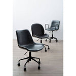 Clinton Black Home Office Chair - Bargainia.com - 5018705494876