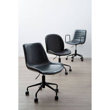Clinton Black Home Office Chair - Bargainia.com - 5018705494876