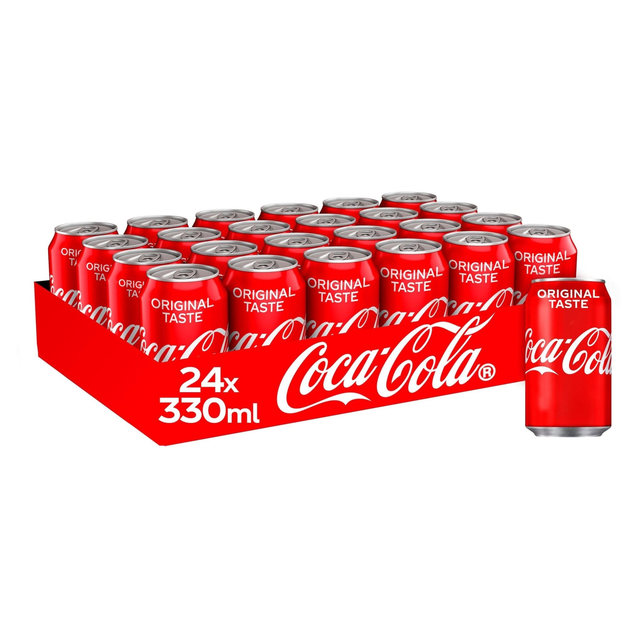 Coca Cola Original Cans 24 x 330ml Drinks Partner