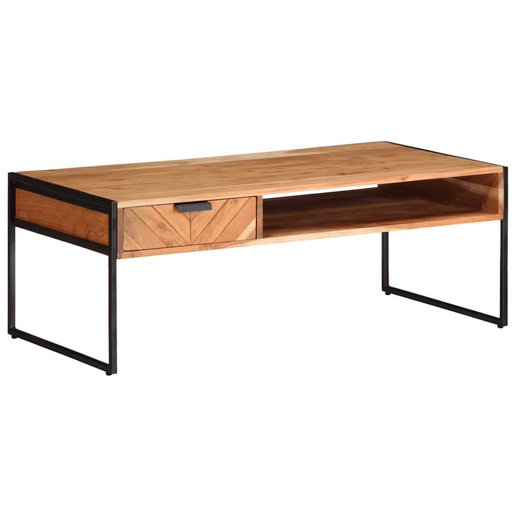 Coffee Table 110x55x40 cm Solid Wood Acacia - Bargainia.com - 