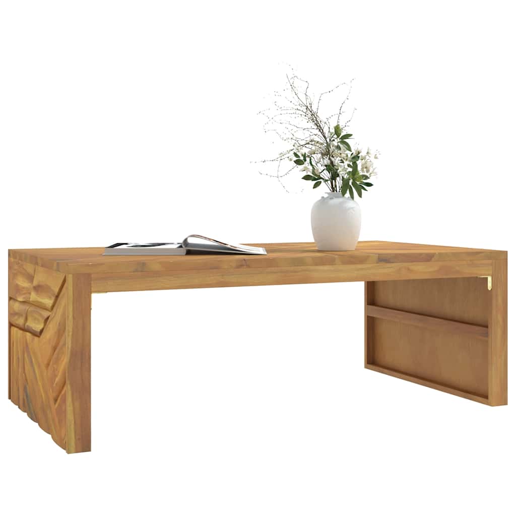 Coffee Table 110x60x38 cm Solid Wood Teak - Bargainia.com - 