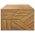 Coffee Table 110x60x38 cm Solid Wood Teak - Bargainia.com - 