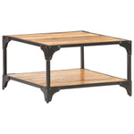 Coffee Table 60x60x35 cm Solid Mango Wood - Bargainia.com - 