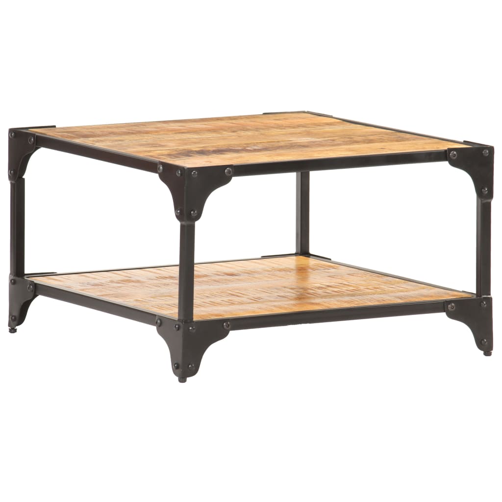 Coffee Table 60x60x35 cm Solid Mango Wood - Bargainia.com - 8720286069349 - 321794