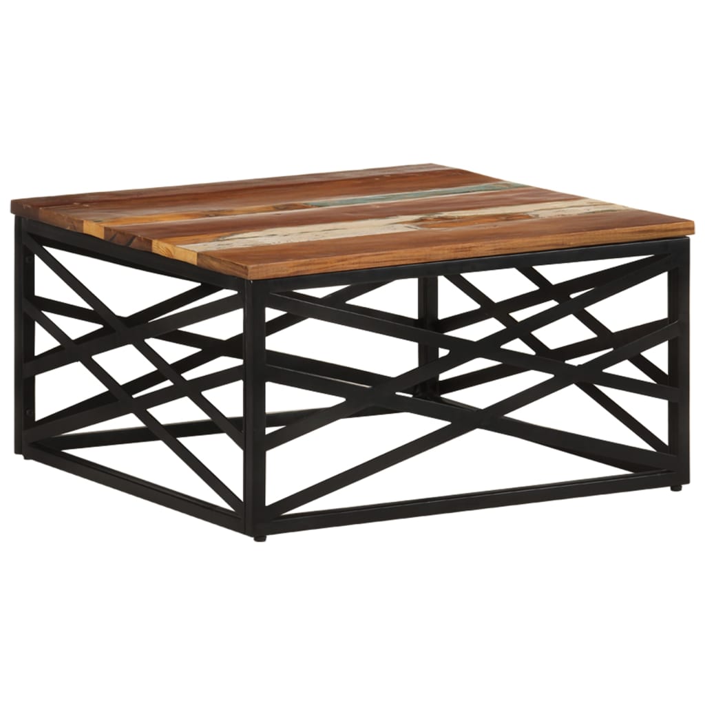 Coffee Table 68x68x35 cm Solid Reclaimed Wood - Bargainia.com - 