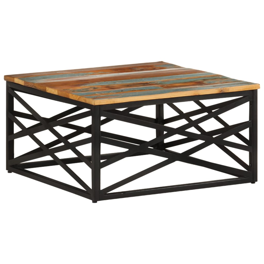 Coffee Table 68x68x35 cm Solid Reclaimed Wood - Bargainia.com - 