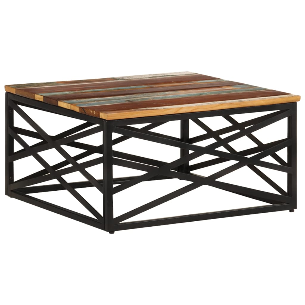 Coffee Table 68x68x35 cm Solid Reclaimed Wood - Bargainia.com - 