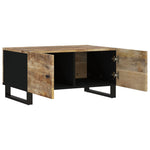 Coffee Table 80x50x40 cm Solid Wood Mango&Engineered Wood - Bargainia.com - 