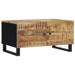Coffee Table 80x50x40 cm Solid Wood Mango&Engineered Wood - Bargainia.com - 