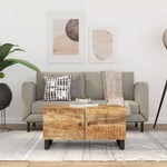 Coffee Table 80x50x40 cm Solid Wood Mango&Engineered Wood - Bargainia.com - 