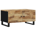 Coffee Table 80x50x40 cm Solid Wood Mango&Engineered Wood - Bargainia.com - 