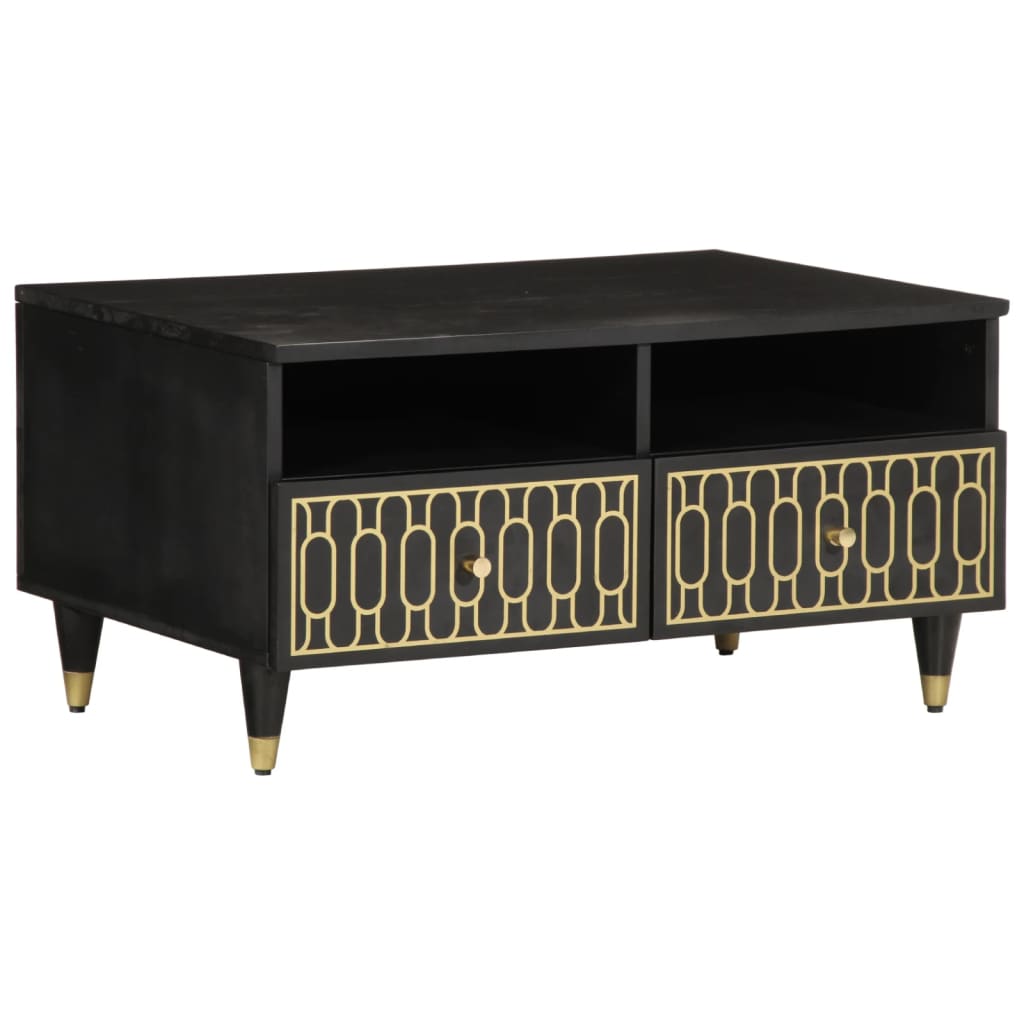 Coffee Table 80x54x40 cm Solid Wood Mango - Bargainia.com - 