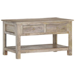 Coffee Table 82x52x47 cm Solid Mango Wood - Bargainia.com - 