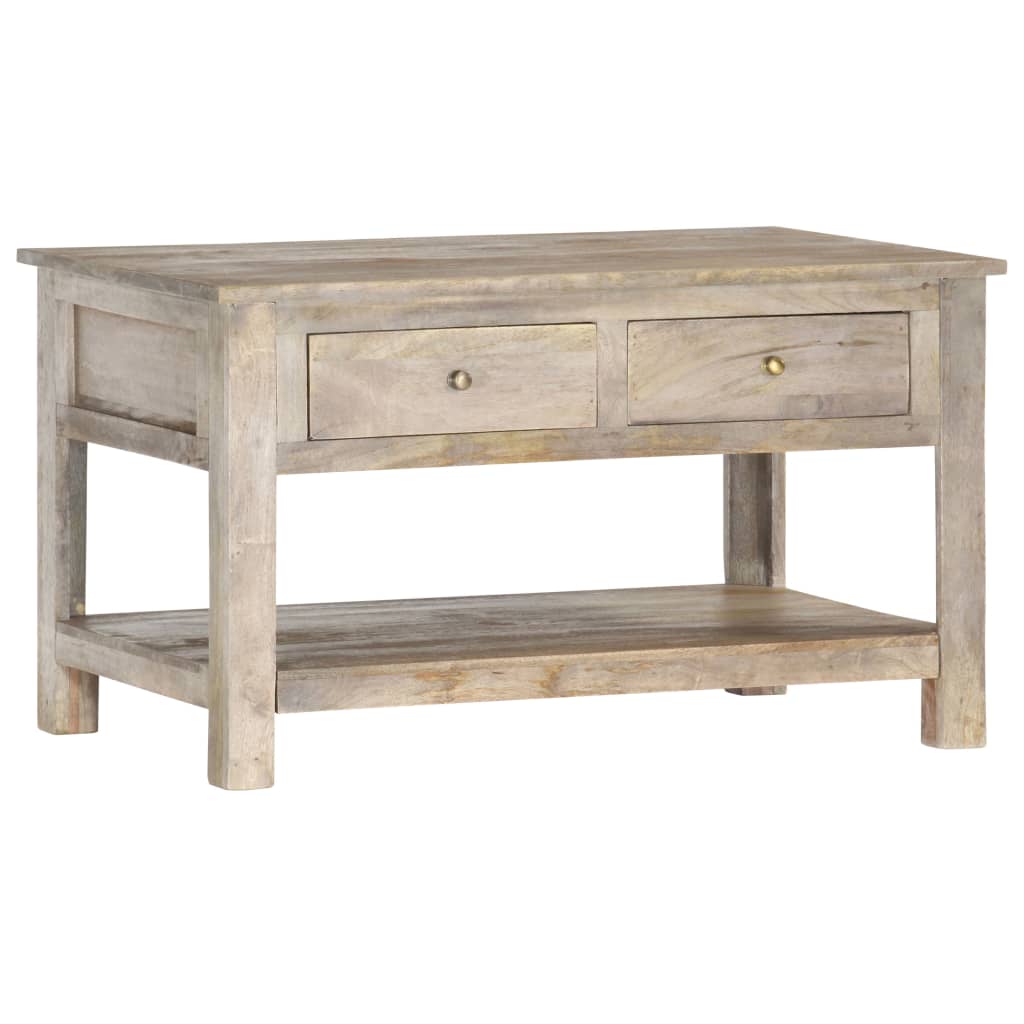 Coffee Table 82x52x47 cm Solid Mango Wood - Bargainia.com - 