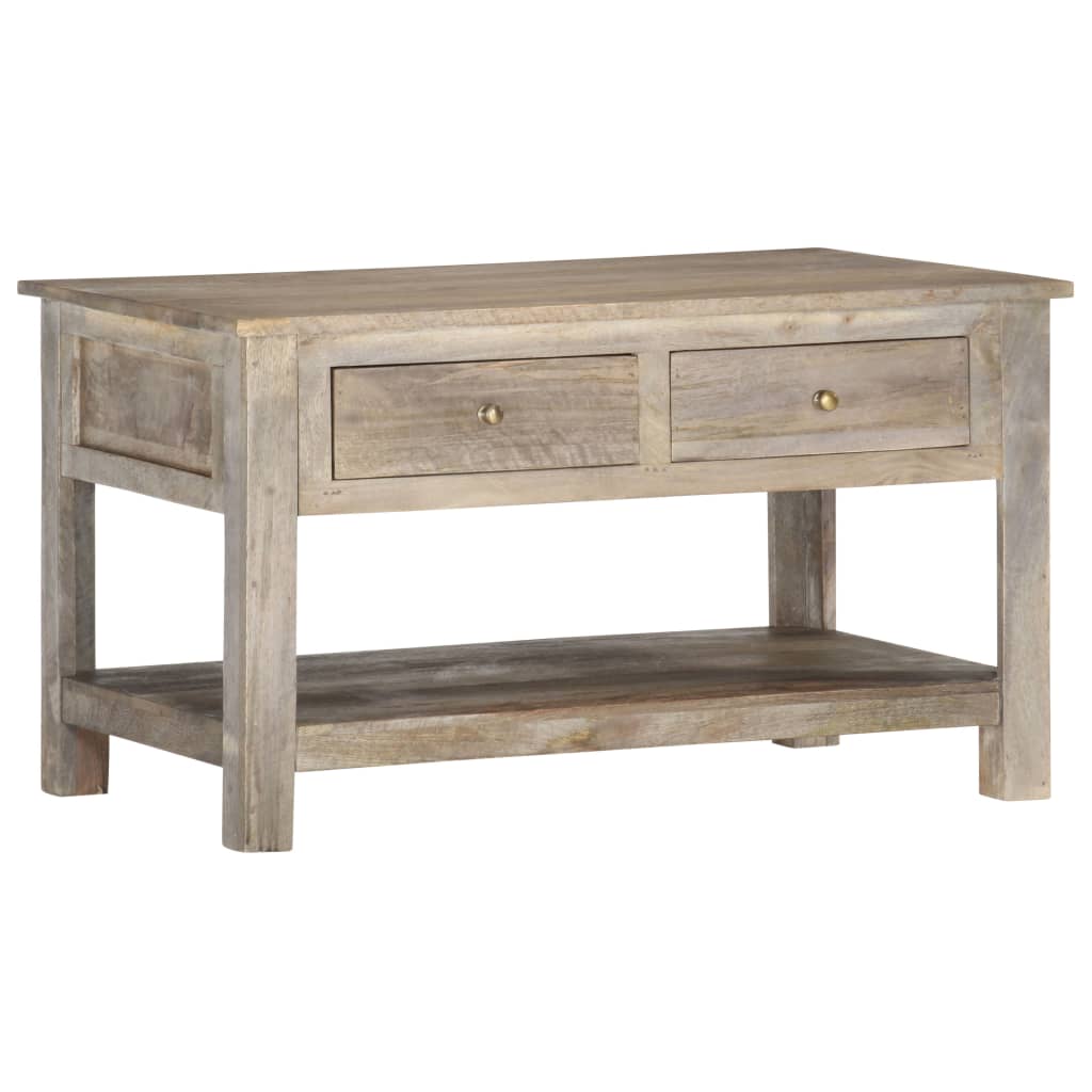 Coffee Table 82x52x47 cm Solid Mango Wood - Bargainia.com - 
