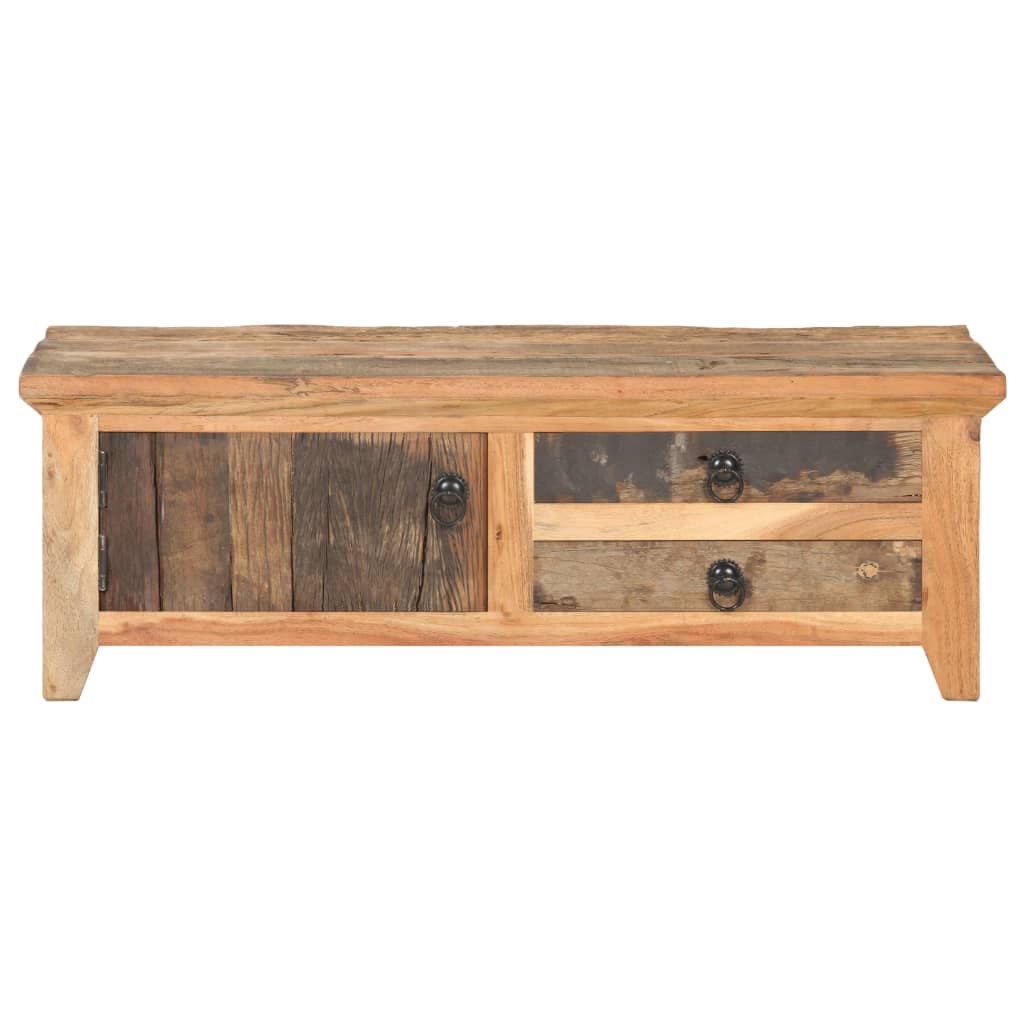 Coffee Table 90x50x31 cm Solid Reclaimed Wood - Bargainia.com - 
