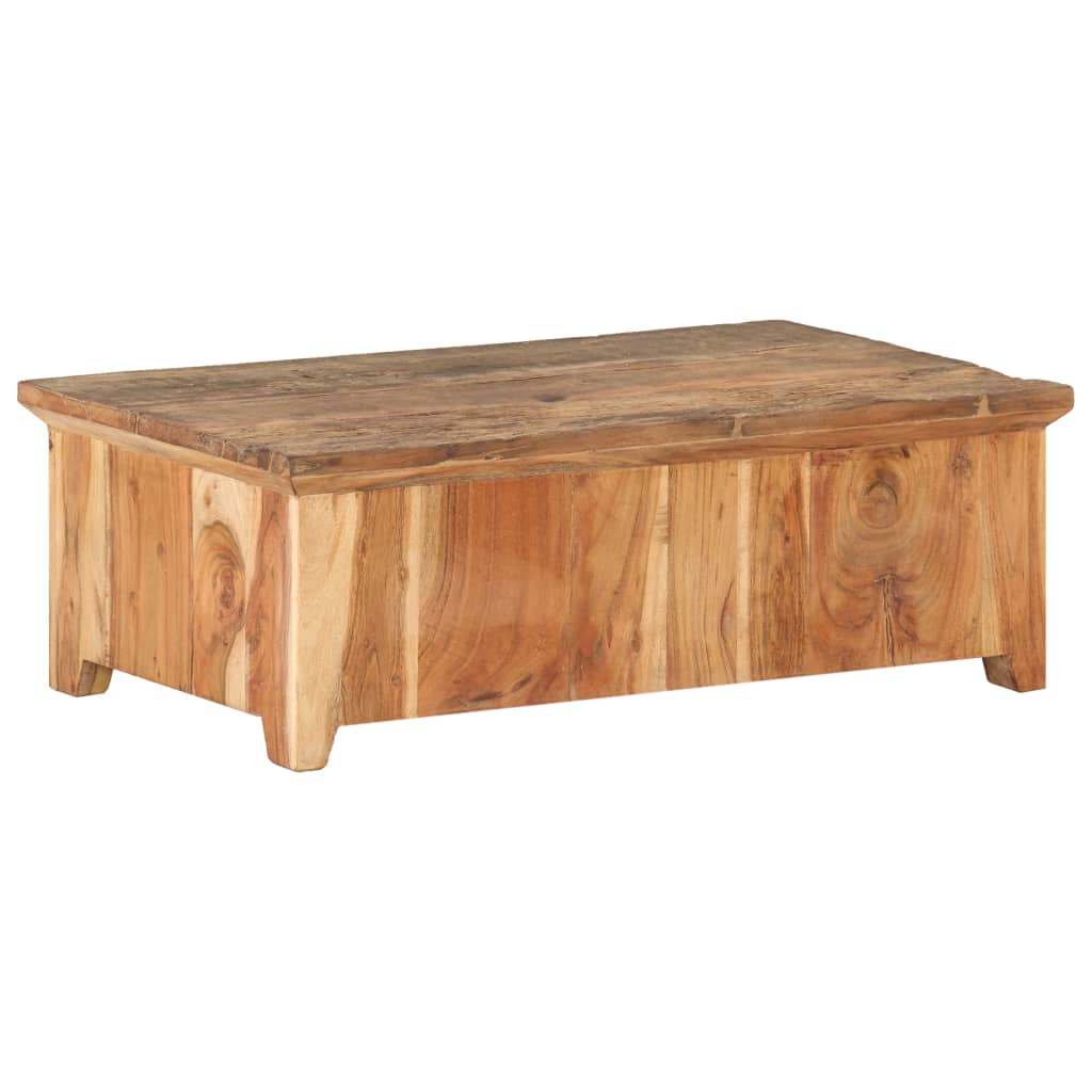 Coffee Table 90x50x31 cm Solid Reclaimed Wood - Bargainia.com - 