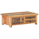 Coffee Table 90x50x31 cm Solid Reclaimed Wood - Bargainia.com - 