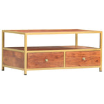 Coffee Table 90x50x40 cm Solid Acacia Wood - Bargainia.com - 