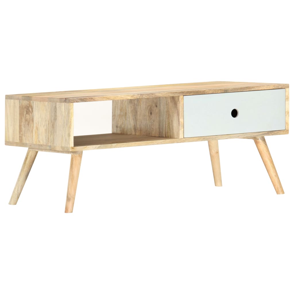 Coffee Table 90x50x40 cm Solid Mango Wood - Bargainia.com - 