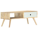 Coffee Table 90x50x40 cm Solid Mango Wood - Bargainia.com - 