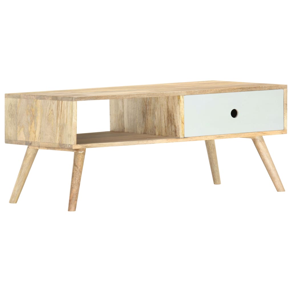 Coffee Table 90x50x40 cm Solid Mango Wood - Bargainia.com - 