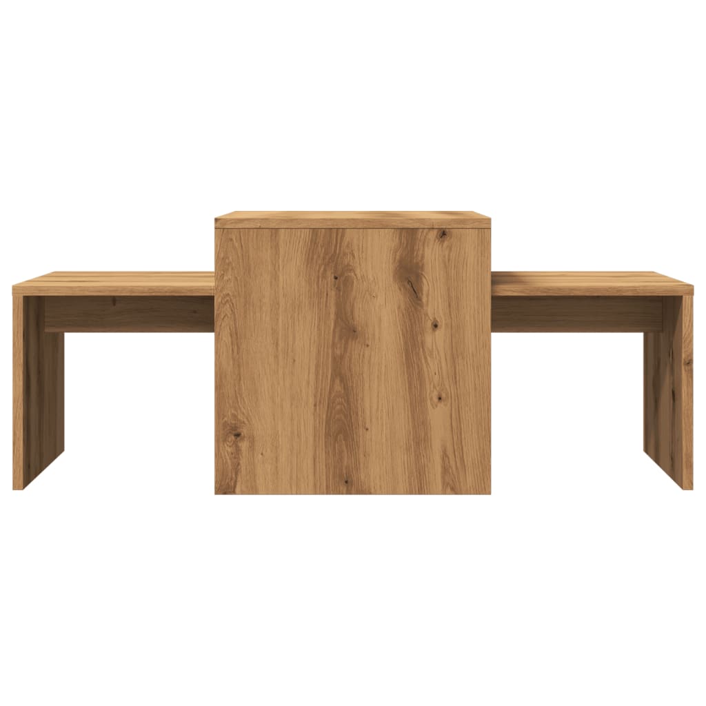 Coffee Table Artisan Oak 100x48x40 cm Engineered Wood - Bargainia.com - 8721158435804 - 856055