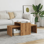 Coffee Table Artisan Oak 100x48x40 cm Engineered Wood - Bargainia.com - 