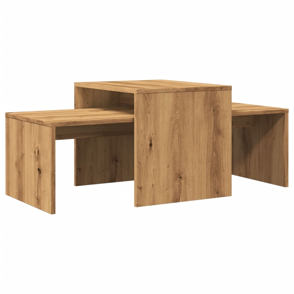 Coffee Table Artisan Oak 100x48x40 cm Engineered Wood - Bargainia.com - 8721158435804 - 856055