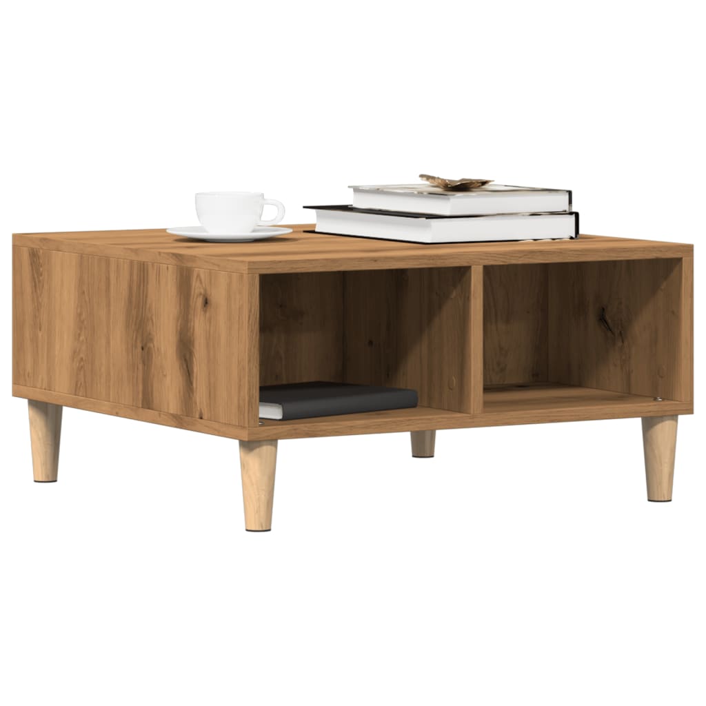 Coffee Table Artisan Oak 60x60x30 cm Engineered Wood - Bargainia.com - 8721158555601 - 856441
