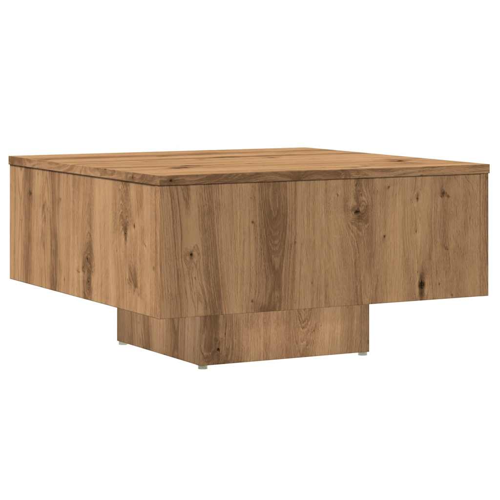 Coffee Table Artisan Oak 60x60x31.5 cm Engineered Wood - Bargainia.com - 