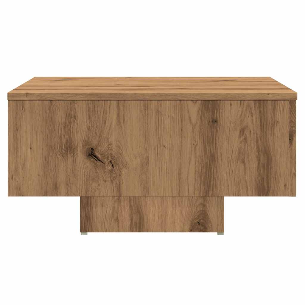 Coffee Table Artisan Oak 60x60x31.5 cm Engineered Wood - Bargainia.com - 