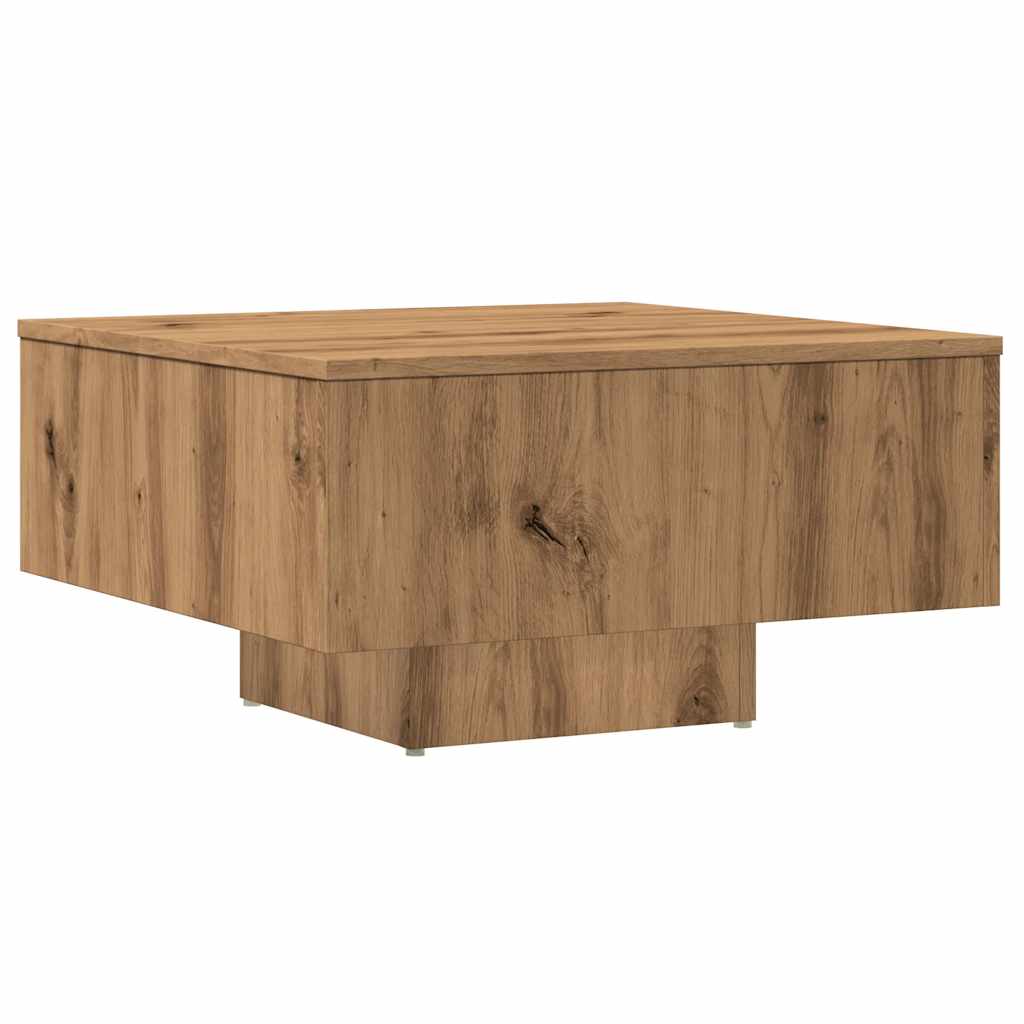 Coffee Table Artisan Oak 60x60x31.5 cm Engineered Wood - Bargainia.com - 