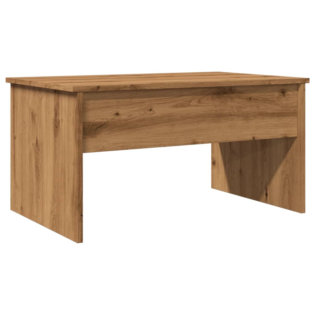 Coffee Table Artisan Oak 80x50.5x41.5 cm Engineered Wood - Bargainia.com - 