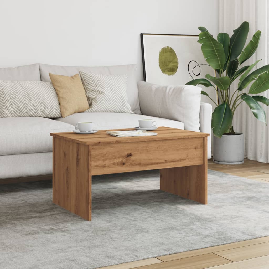 Coffee Table Artisan Oak 80x50.5x41.5 cm Engineered Wood - Bargainia.com - 8721158442406 - 856931