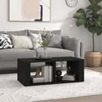 Coffee Table Black 100x50x36 cm Engineered Wood - Bargainia.com - 