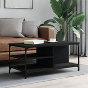 Coffee Table Black 100x50x45 cm Engineered Wood - Bargainia.com - 8721012124653 - 835304
