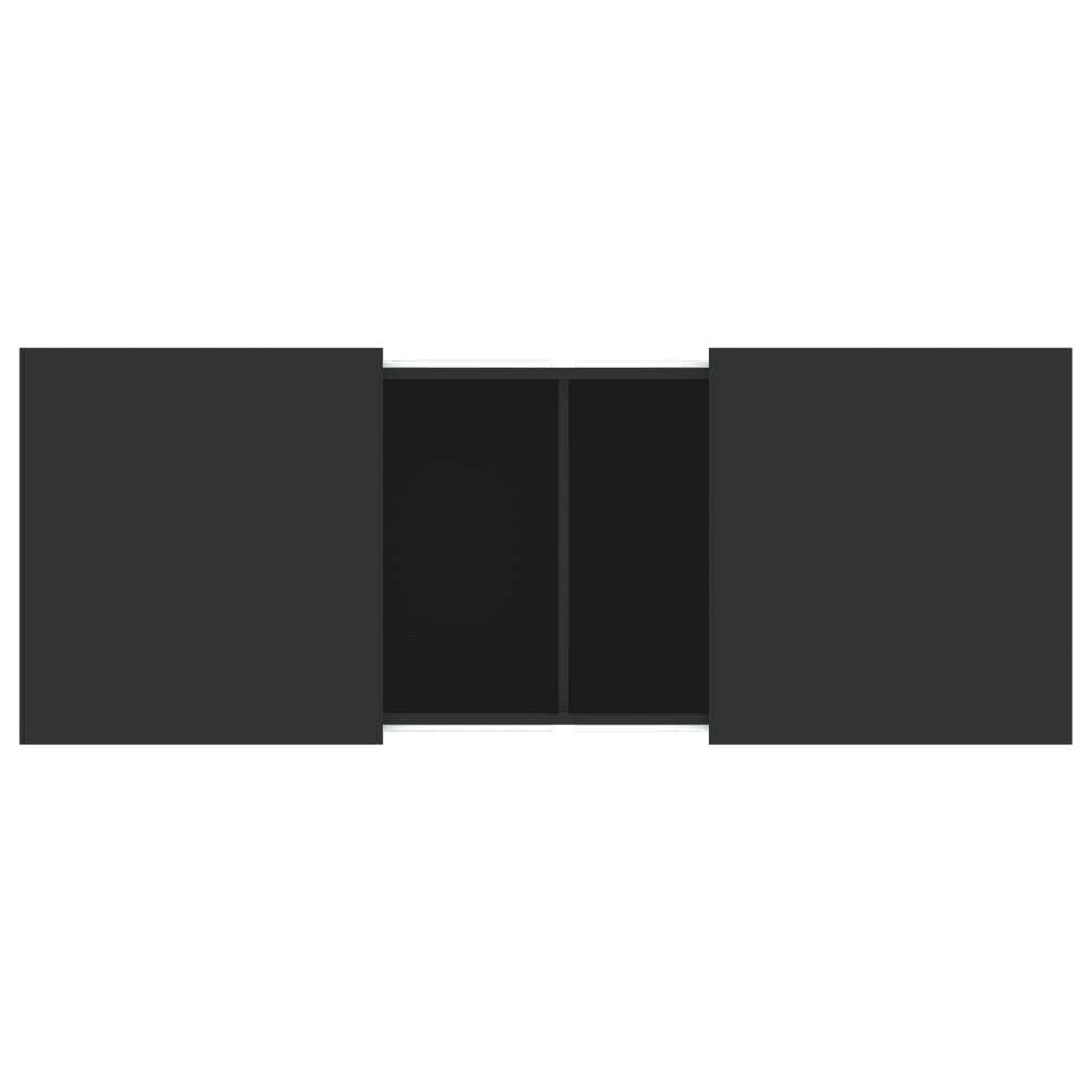 Coffee Table Black 100x55x40 cm Engineered Wood - Bargainia.com - 