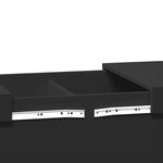 Coffee Table Black 100x55x40 cm Engineered Wood - Bargainia.com - 