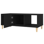 Coffee Table Black 102x50x40 cm Engineered Wood - Bargainia.com - 
