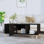 Coffee Table Black 102x50x40 cm Engineered Wood - Bargainia.com - 