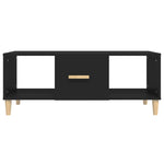Coffee Table Black 102x50x40 cm Engineered Wood - Bargainia.com - 
